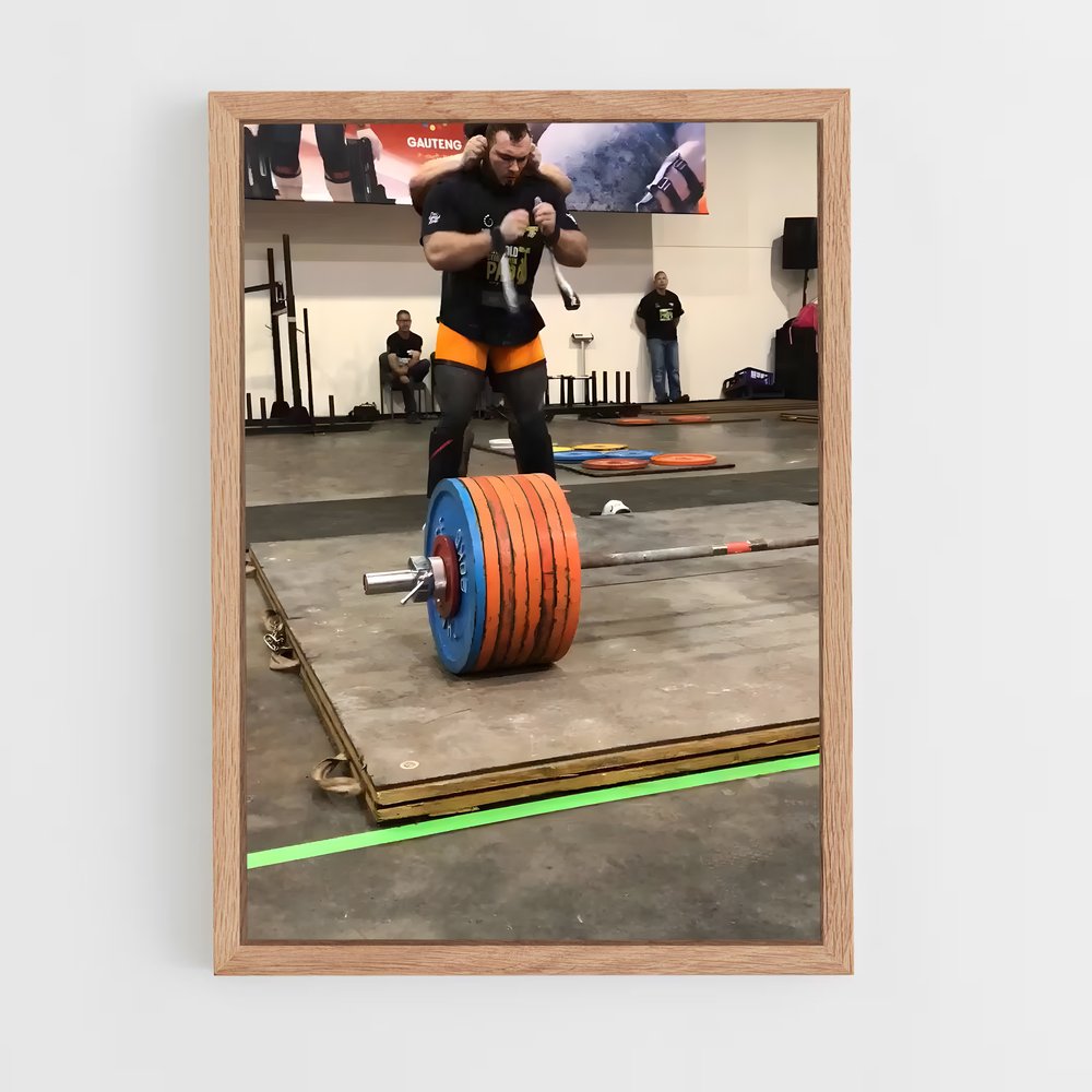 Poster Oleksii novikov – affiche Powerlifting (vue 4)